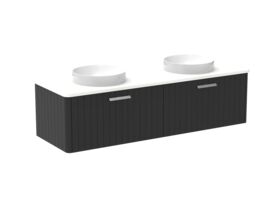 Kado Neue All-Drawer 1500 Double Bowl Wall Hung Friday Quartz