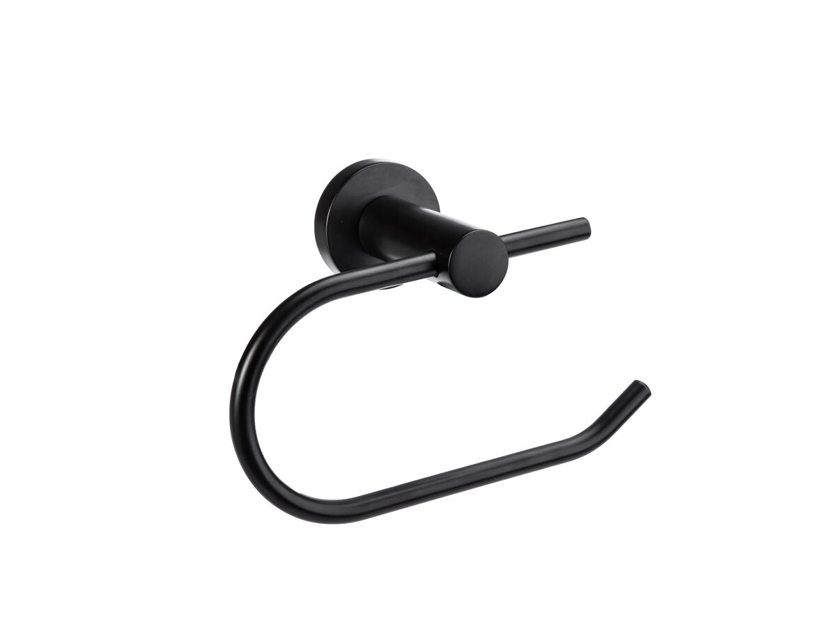 Posh Solus MK2 Toilet Roll Holder Matte Black from Reece