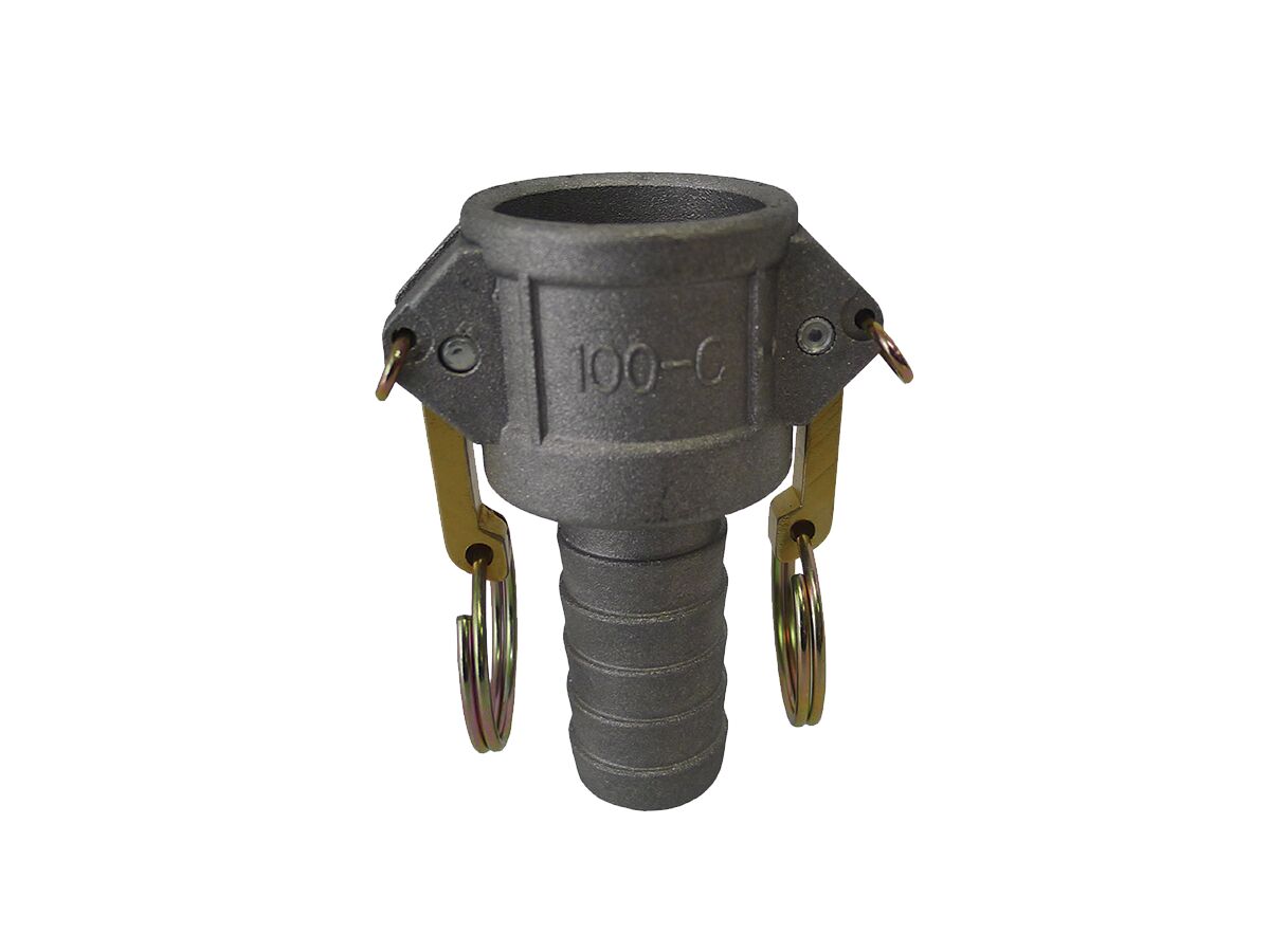 Aluminium Female Camlock Coupler x Hose Tail Shank 50mm from Reece