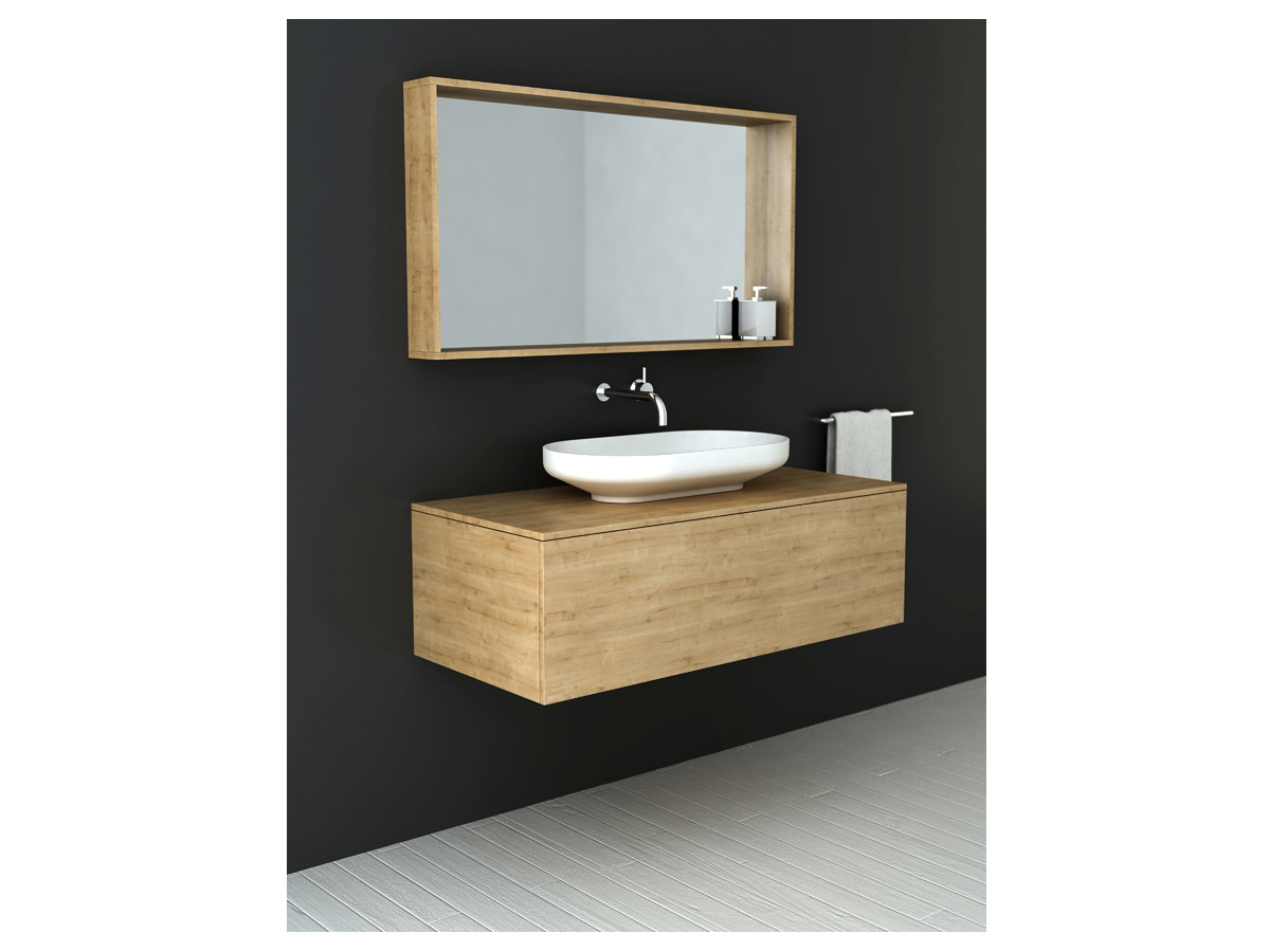 Omvivo Venice 700 Counter Basin Solid Surface White from Reece