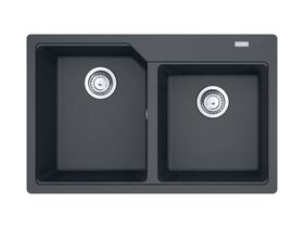 Franke Urban City UCG620-78 Granite Double Bowl Inset Sink Onyx