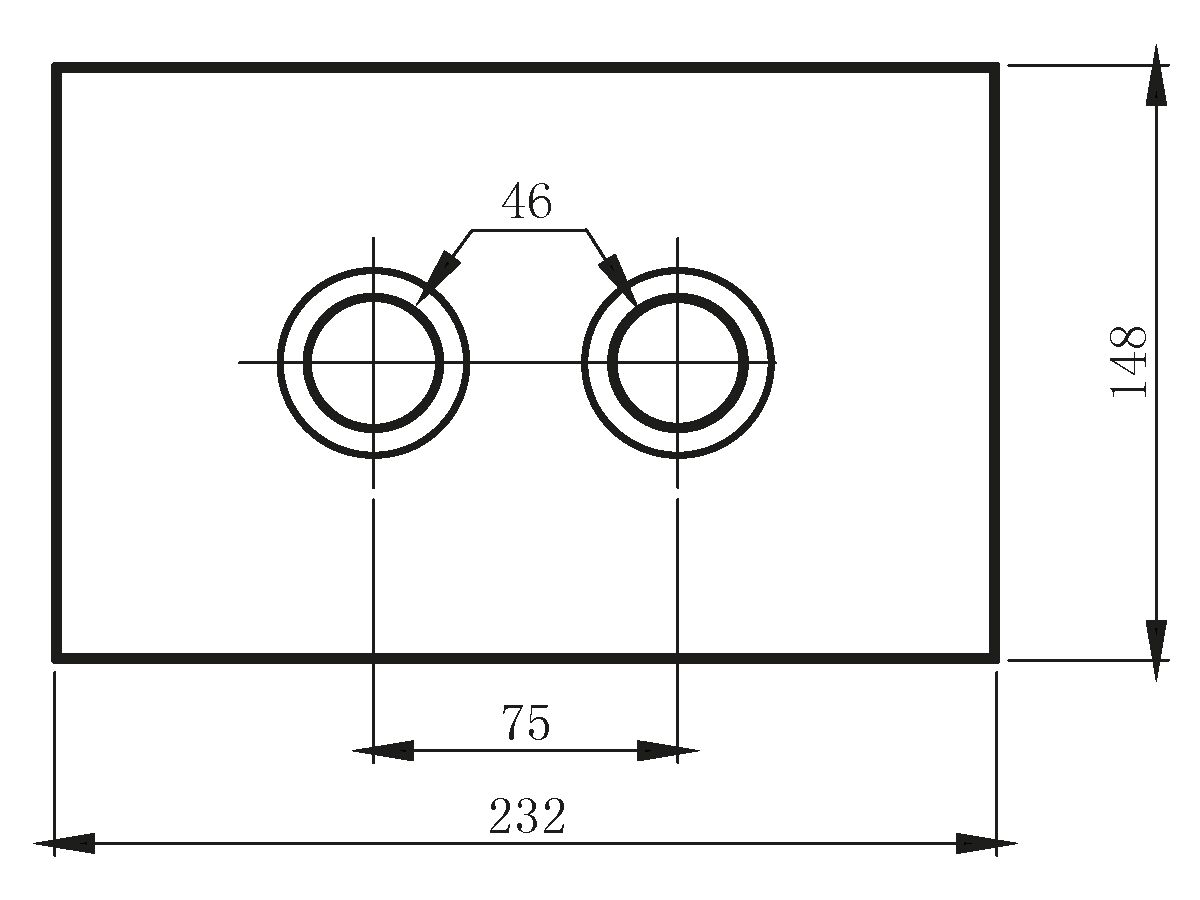 Hideaway+ Round Button Plate Undercounter Polished Stainless Steel