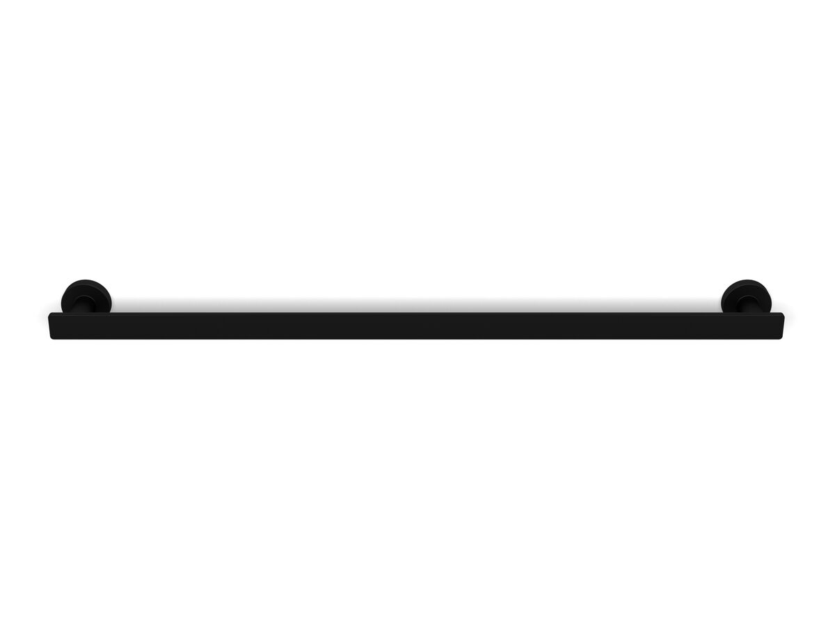 Milli Axon MK2 Single Towel Rail 600mm Matte Black