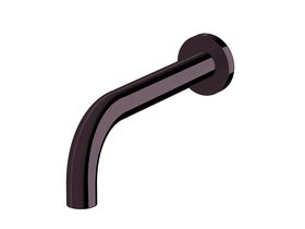 Scala 25mm Curved Wall Outlet 200mm Midnight Merlot PVD