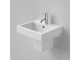 Caroma Nexus Wall Basin O/F 1 Taphole White