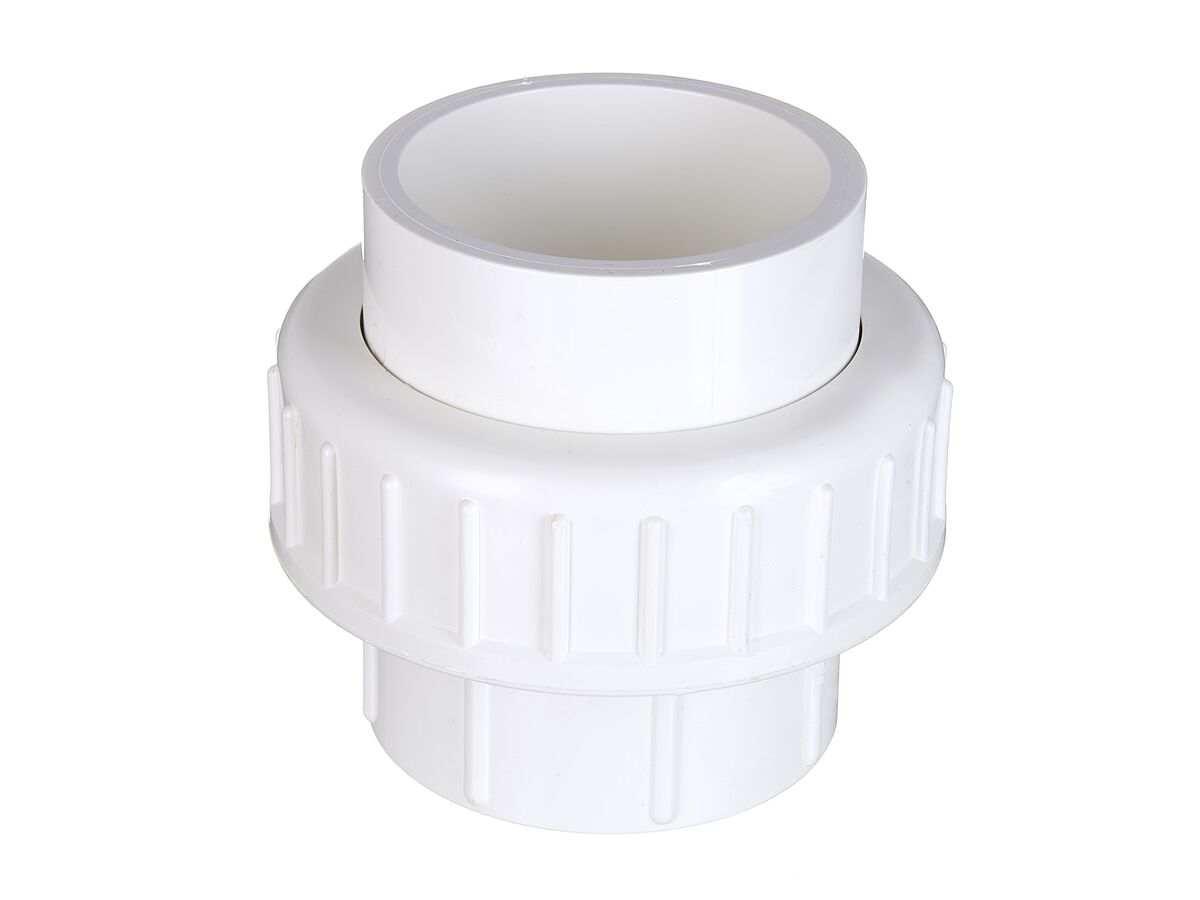 PVC Pressure Class 18 Barrell Union 4(22) 50mm from Reece