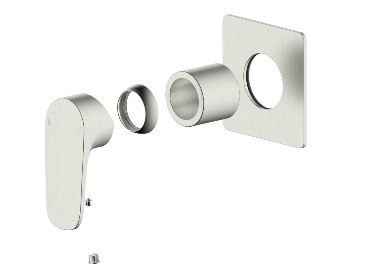 Mizu Silk Shower Mixer Kit Brushed Nickel from Reece
