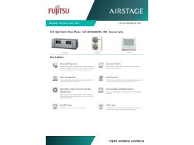 Product Information Sheet - Fujitsu Ducted 16.0kw Set-Arth60khta-3ph