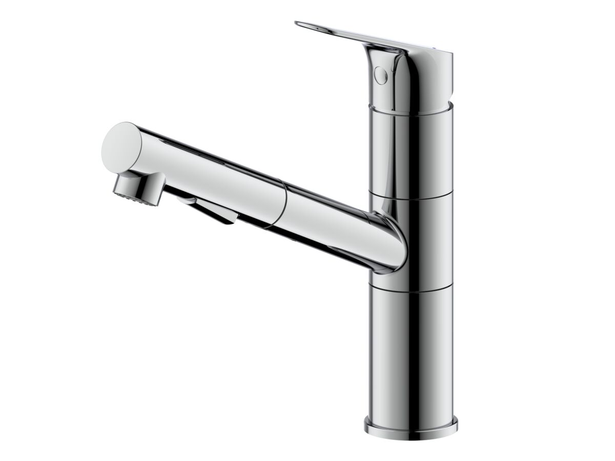 Hero - Posh Solus Standard Mixer Tap with Pull Out Chrome (4 Star)
