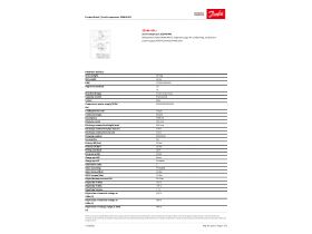 Specification Sheet - Maneurop Scroll Compressor SZ084-4VI