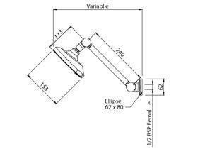 Satinjet Escape MK2 Hi Rise Shower White (3 Star)