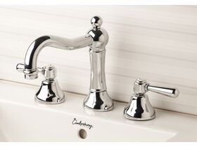 Classic Provincial Column Basin Set Lever Chrome (4 Star)