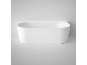 Aura Back To Wall Freestanding Bath 1800 White