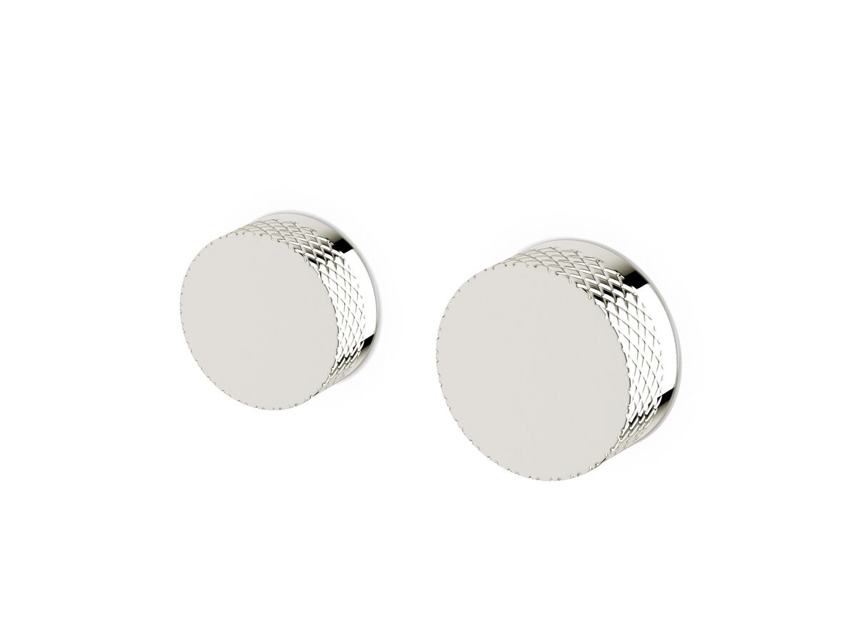 Milli Pure Progressive Mixer Tap Diverter System with Diamond Textured Handle Right Hand Chrome