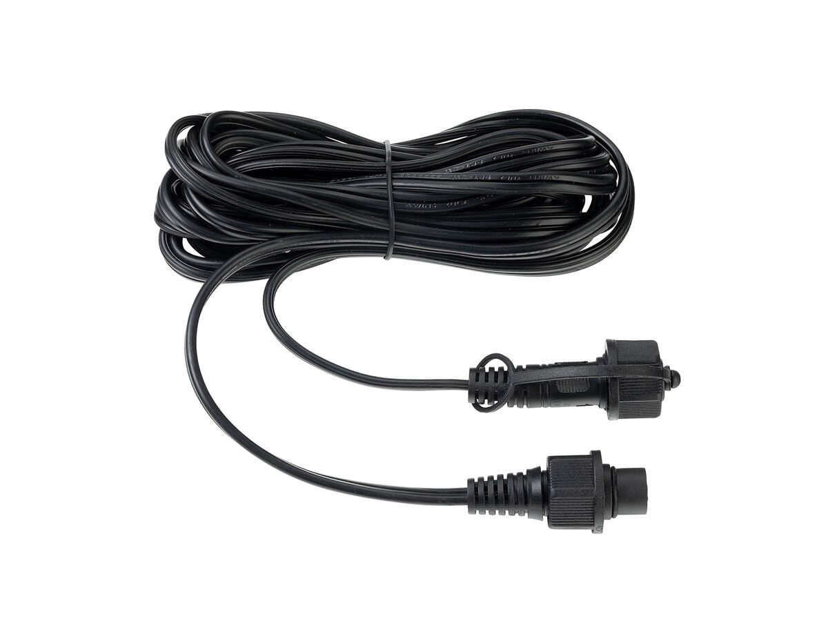 Brilliant Garden Extension Cable 5mtr 2 Pin Black from Reece