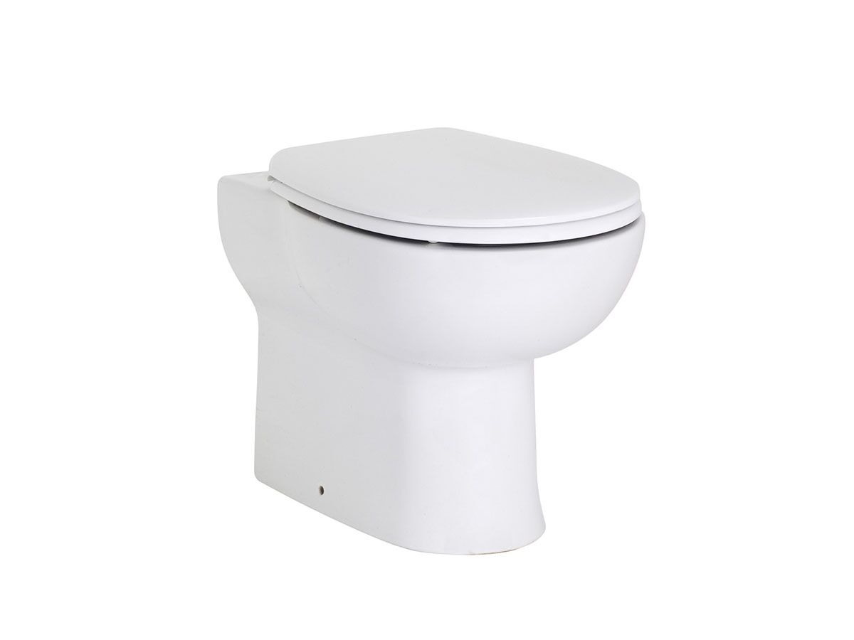 Porcher Studio Back to Wall Pan with Soft Close Seat White (4 Star)