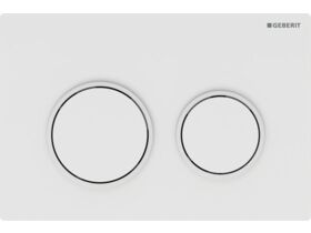 Geberit Omega 20 Dual Flush Button White / Matte White / White