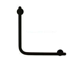 Raffaello 90 Degree Ambulant Grab Rail 450mm Black/Stainless Steel