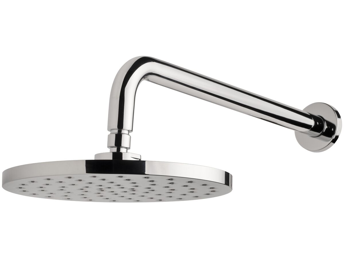 Shower Roses Reece Phoenix Vivid 400mm Shower Arm & 230mm Round Rose Chrome (3 Star) from ...