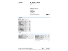 Specification Sheet - Cabero 910mm AC Fan W6D910-GA01-01
