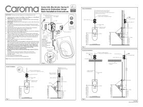 Installation Instructions - Caroma Cube 0.8L Urinal Electronic Fit Out Kit Series II