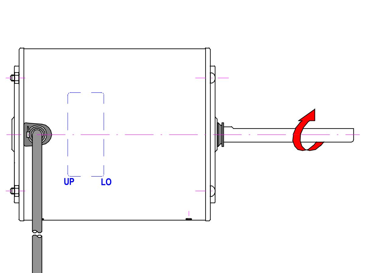 Fasco Fan Motor 240V V-S 436W 8055CNTA-A12