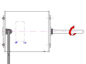 Fasco Fan Motor 240V V-S 436W 8055CNTA-A12