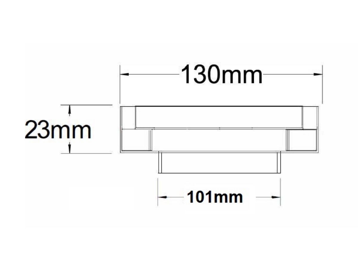 Tile Insert Floor Waste, 130mm X 130mm X 23mm Deep, DN100 Outlet