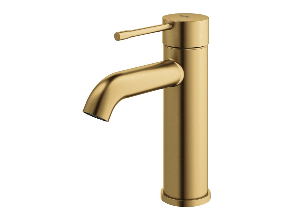GROHE Essence New Basin Mixer Curved Brushed Cool Sunrise (6 Star) from
