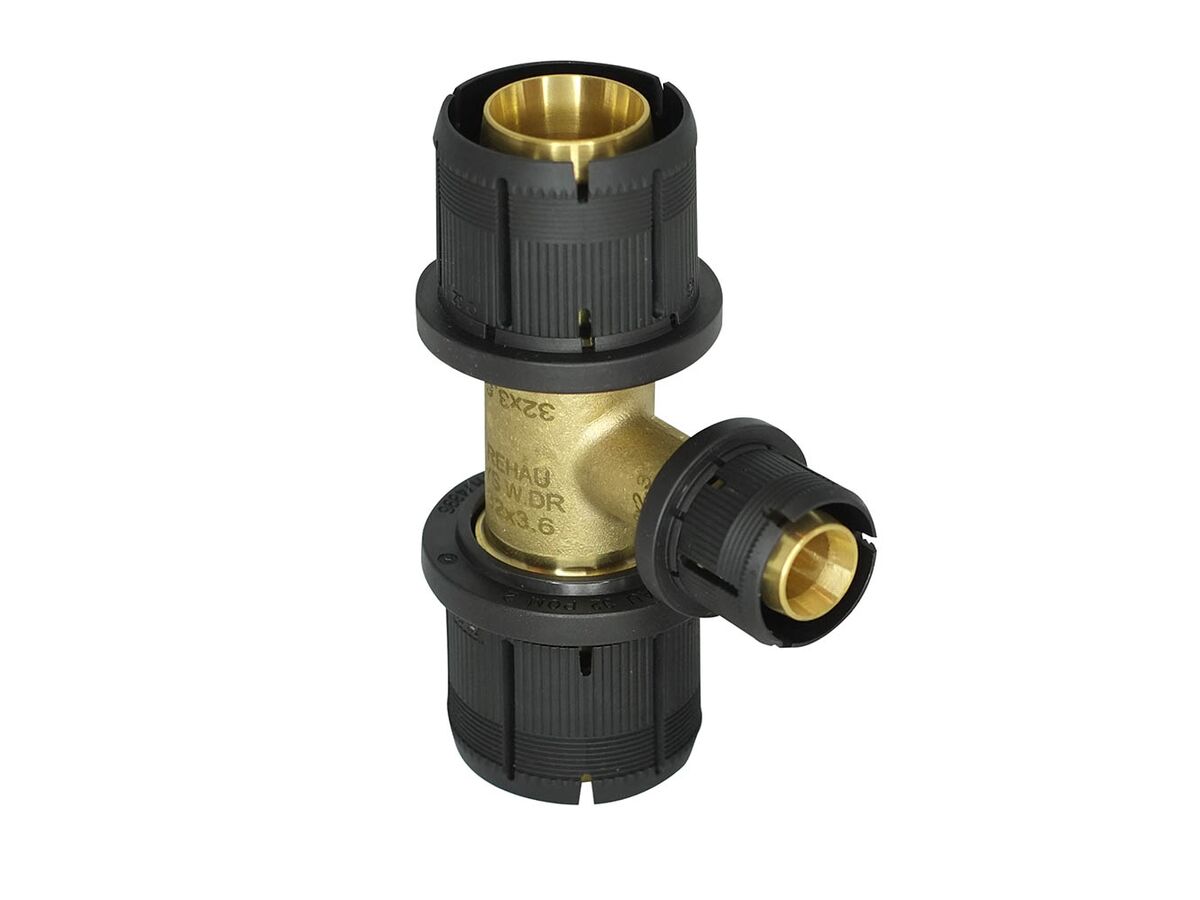 Rehau Edge Reducing Tee 32mm x (16mm) x 32mm