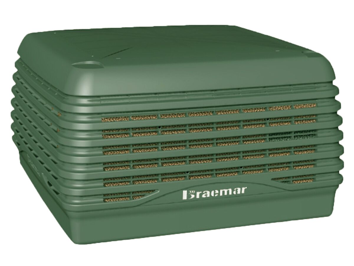 Braemar Evaporative Cooler Paradigm LCQ550 Green No Controller Supplied