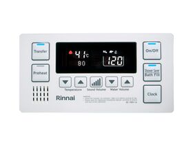 Rinnai Deluxe Bathroom Controller White