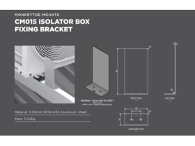 Monkeytoe Isolator Box Mounting Bracket
