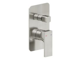 Milli Zato Shower Mixer and Diverter Brushed Nickel