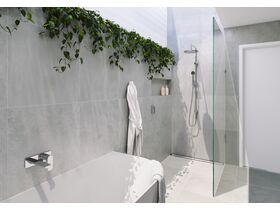 Milli Trace Bathroom Scene Chrome
