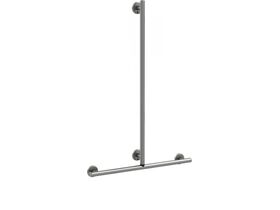 Mizu Drift Handshower Grab Rail 700 x 1100 mm - Brushed Gunmetal