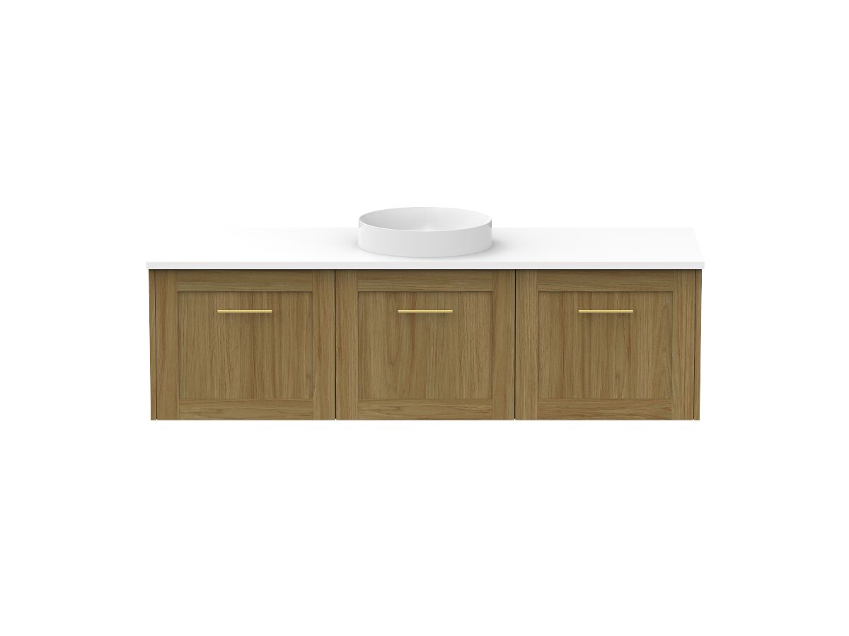 Kado Lux All Door 1500mm Centre Bowl Wall Hung Friday Quartz