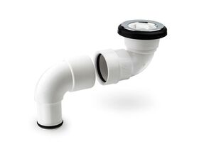 Plumbdinger Bath Connector White 40mm