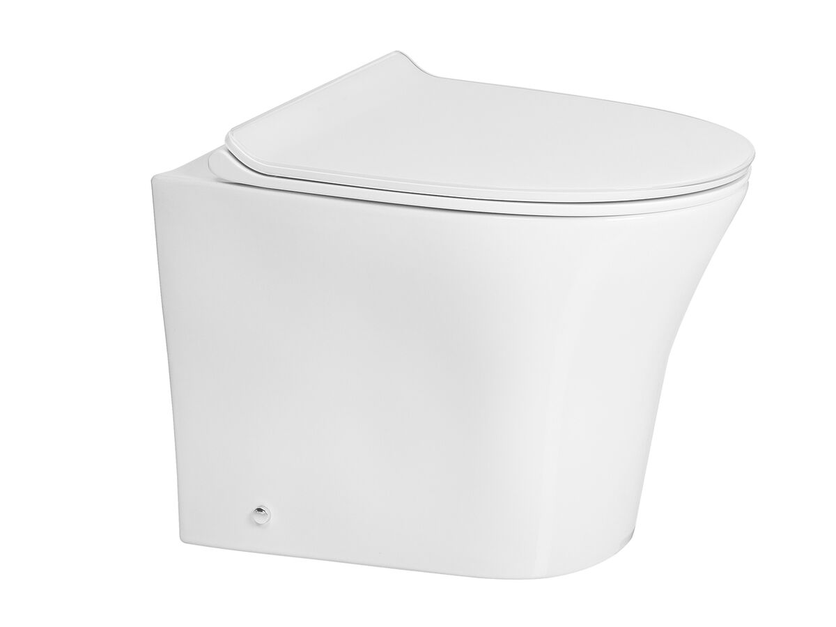 American Standard Signature Back to Wall Pan with Soft Close Quick Release White Seat (4 Star)