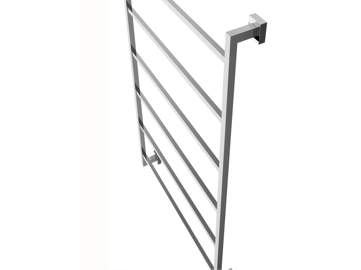 Mizu Bloc Heated Towel Rail 550 x 1050mm Polished Stainless Steel from ...