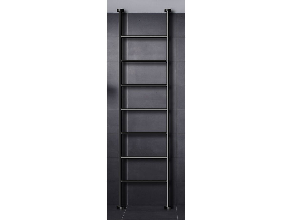 Supporting Image - Milli Pure Non Heated Towel Rail Floor to Ceiling 550mm Matte Black