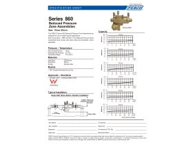 Technical Guide - Febco Backflow RPZ Body Only 860 15mm - 50mm