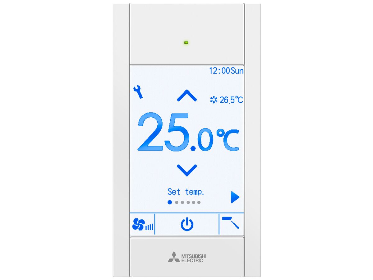 Mitsubishi Electric Simple Touch Wired Controller White