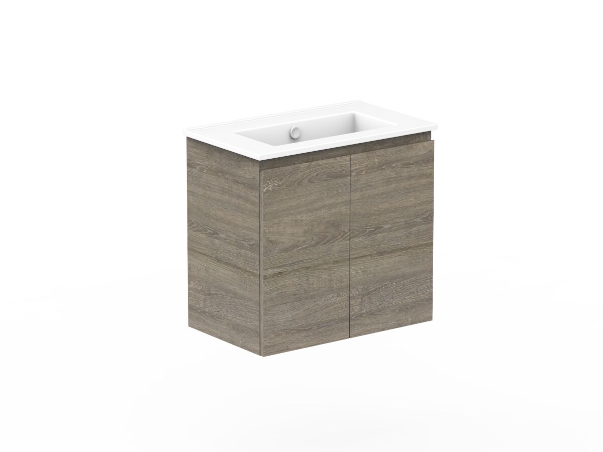 Posh Domaine Plus 600mm Ensuite Wall Hung Vanity Unit Ceramic Top from ...