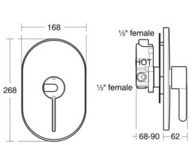 Markwick 21 Concealed Thermostatic Shower Mixer