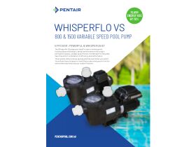 Brochure - Pentair WhisperFlo VS