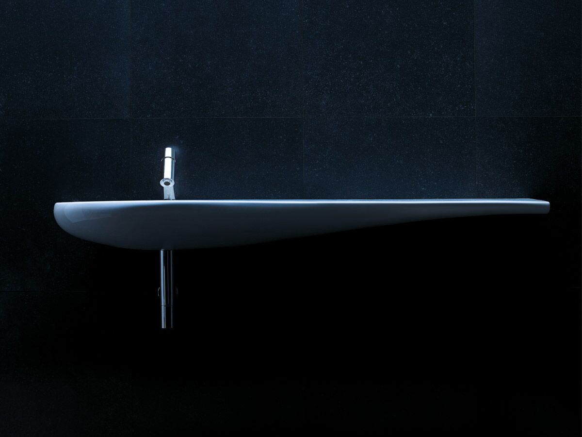 LAUFEN Alessi One Wall Basin Left Hand Basin with Fixing 1 Taphole