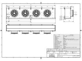Cabero Evaporator Medium Temperature CH4D4-50-1
