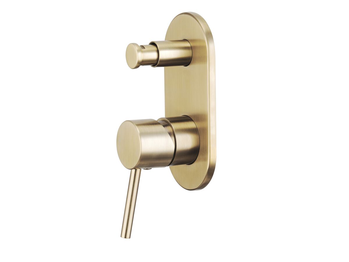 Mizu Drift MK2 Shower Mixer Tap with Diverter Brushed Gold from Reece