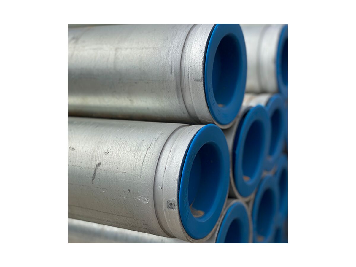 Medium Galvanised Rolled Groove Pipe 150mm x 6.5mtr from Reece